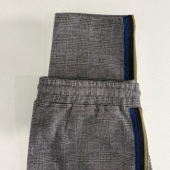 NWT Anthropologie Maeve Bettie Tapered Trousers Houndstooth Stripe Pants - Picture 2 of 8